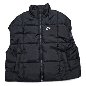 Nike Sportswear Oversized Women's Therma-FIT Puffer Vest Size M Black